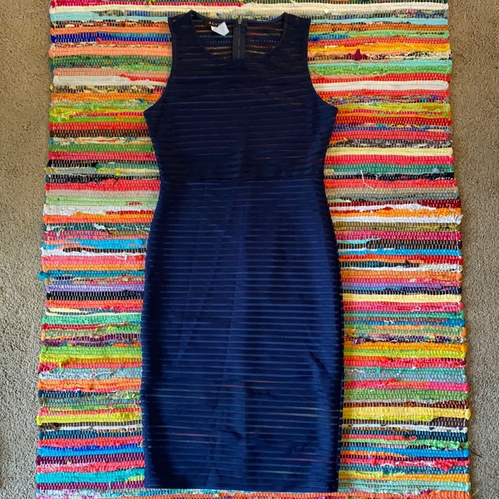 BLVD dress navy blue size L